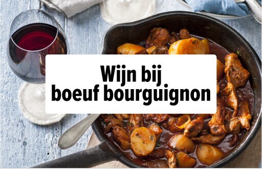 Wijn bij boeuf bourguignon doorklik plaatje